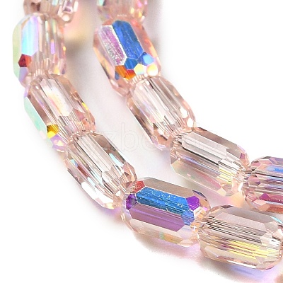 Electroplate Glass Beads Strands EGLA-D031-01-08-1