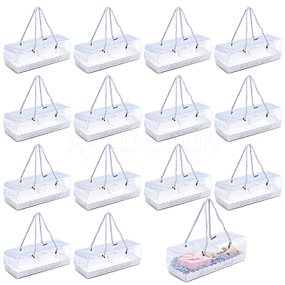Rectangle Folding Paper & Plastic Storage Boxes with Polyester Rope Handle CON-WH0089-171B-02-1