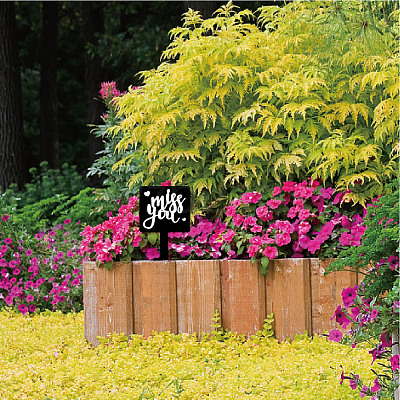 Acrylic Garden Stake AJEW-WH0382-004-1