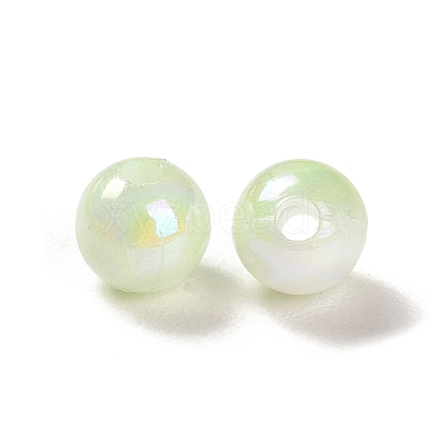 Opaque Acrylic Beads OACR-Z016-01B-04-1