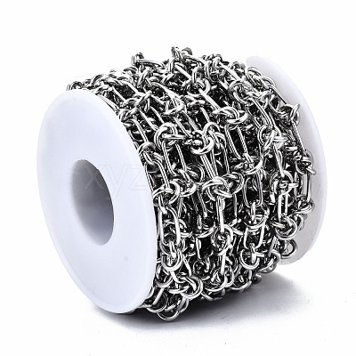 Tarnish Resistant 304 Stainless Steel Link Chains CHS-S008-005P-1