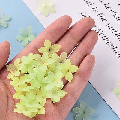 Frosted Acrylic Bead Caps MACR-S371-05A-728-1