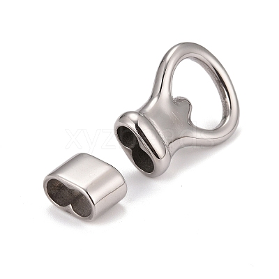 Tarnish Resistant 304 Stainless Steel Hook Clasps STAS-F122-27P-1