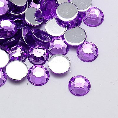 Imitation Taiwan Acrylic Rhinestone Cabochons GACR-A002-2mm-25-1