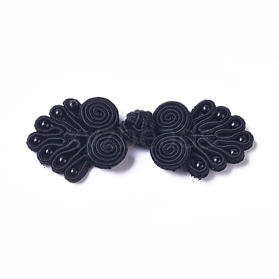 Handmade Chinese Frogs Knots Buttons Sets BUTT-WH0014-29E-1