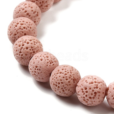 Natural Lava Rock Bead Strands G-L435-03-8mm-19-1