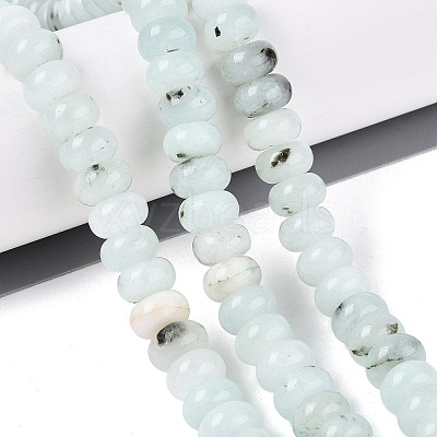 Natural White Jade Beads Strands G-Q613-01F-17-1