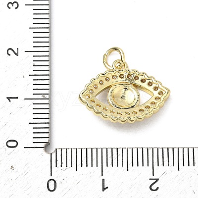 Brass Micro Pave Cubic Zirconia Pendants KK-H255-02B-G01-1
