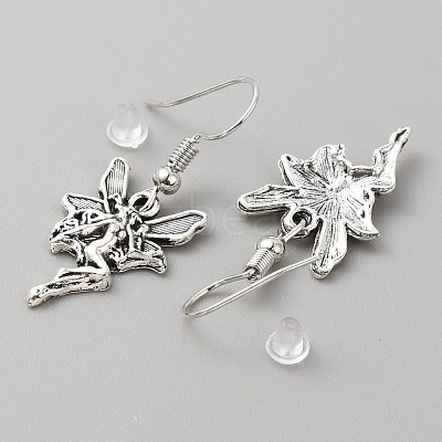 Bohemia Alloy Dangle Earrings for Women EJEW-WH0009-42D-1