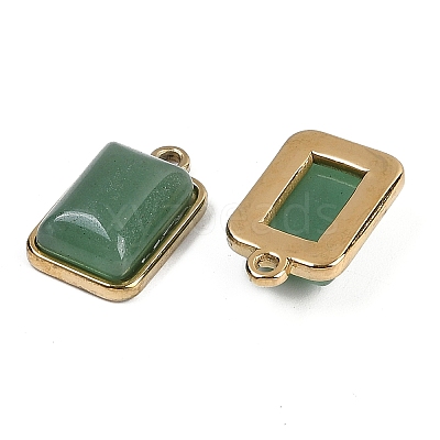 Natural Green Aventurine Pendants STAS-K291-04G-05-1