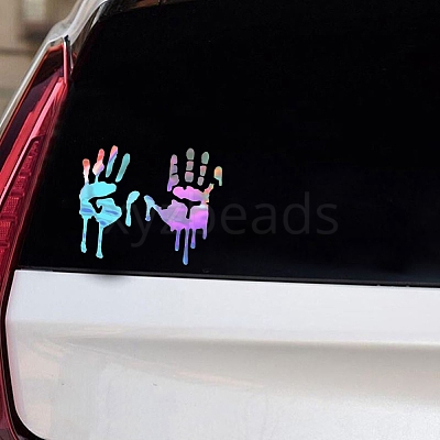 Car Decals- 1 Pcs Hand Car Hood Sticker ST-F711-1-1
