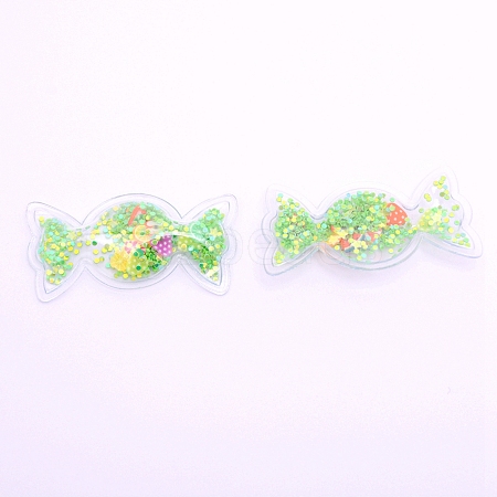 Plastic with Resin and Polymer Clay Accessories RESI-CJC0007-34C-1