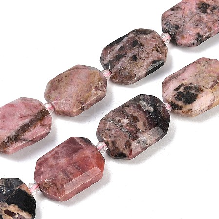 Natural Rhodonite Beads Strands G-B125-P01-01-1