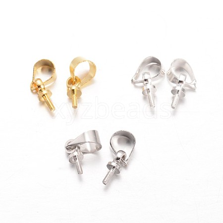 Brass Peg Bails Pendants KK-L134-03-1