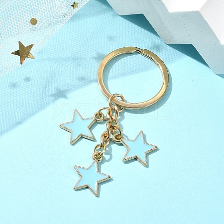 Star Alloy Enamel Keychain KEYC-YW00144-08-1