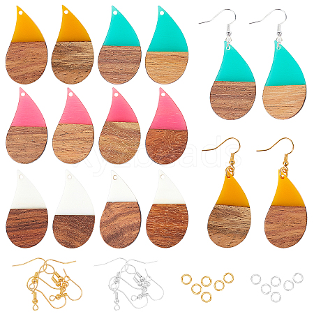 Olycraft DIY Dangle Earring Making Kits DIY-OC0005-92-1