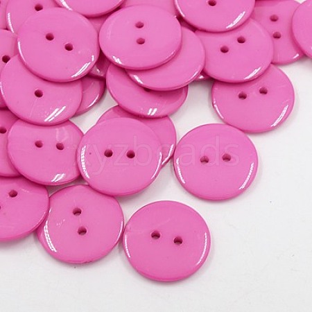 Acrylic Sewing Buttons BUTT-E084-B-02-1