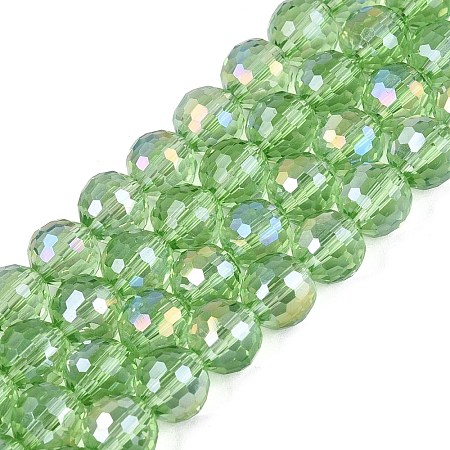 Transparent Glass Beads Strands GLAA-Q107-02A-09-1
