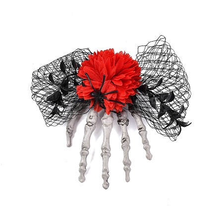 Halloween Party Hair Accessories AJEW-S088-06B-1