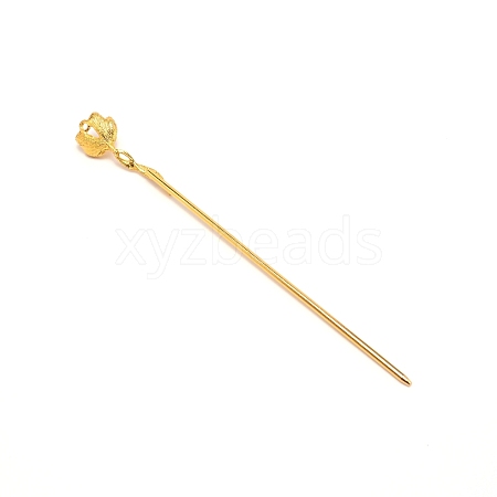 Alloy Hair Stick Findings FIND-WH0092-56G-1