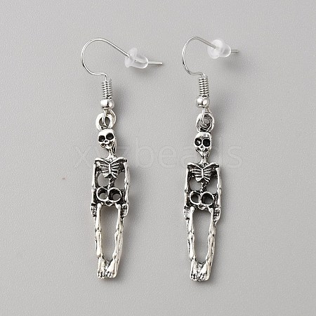 Bohemia Alloy Dangle Earrings for Women EJEW-WH0009-42A-1