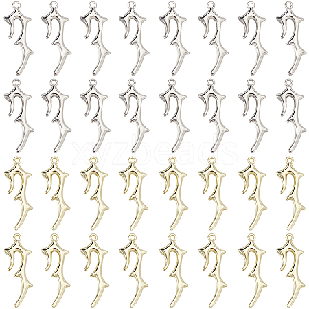40Pcs 2 Colors Zinc Alloy Pendants FIND-SC0012-64-1
