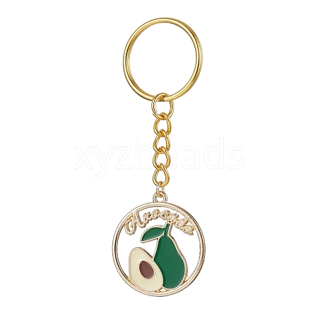 Alloy Enamel Pendant Keychain KEYC-JKC00622-05-1