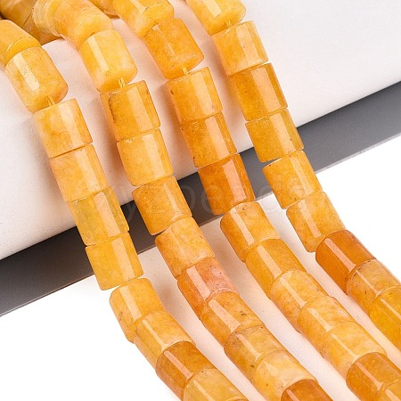 Dyed Natural White Jade Beads Strands G-Q606-77A-01-1