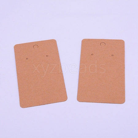 kraft Paper Earring Card Holder for Earring Display DIY-WH0167-83A-1