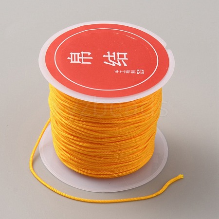 Nylon Chinese Knotting Cord NWIR-WH0002-02M-1