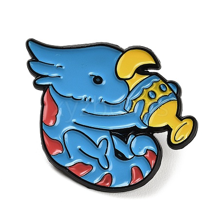 Drinking Parrot Enamel Pins JEWB-Z004-02B-EB-1