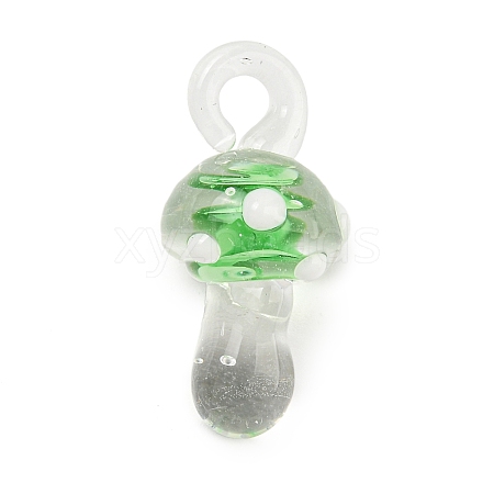 Handmade Lampwork Pendants LAMP-S067-02D-1