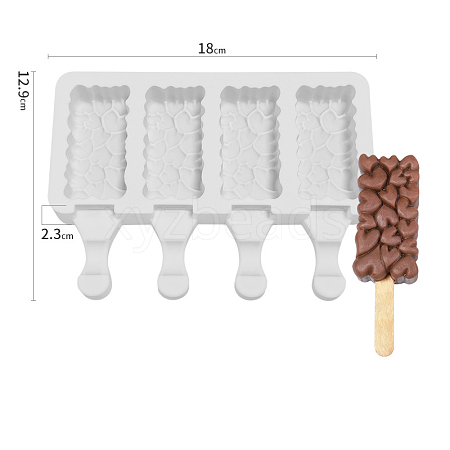 Silicone Ice-cream Stick Molds BAKE-PW0001-073B-A-1