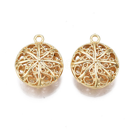 Brass Pendants KK-S356-385G-NF-1