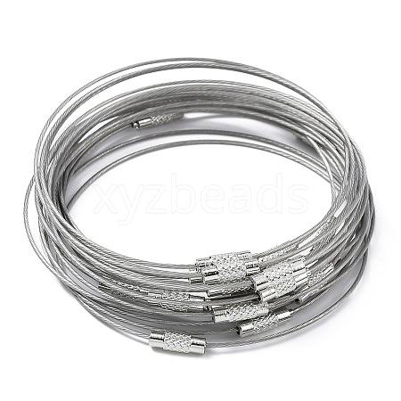 Steel Wire Bracelet Cords TWIR-YW0001-02A-1