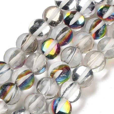 Transparent Glass Beads GLAA-B022-8mm-03-1