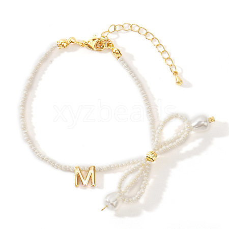 Glass Seed Beads Charm Bracelets for Women MK0655-1