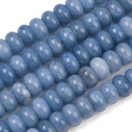Dyed Natural White Jade Beads Strands G-G107-A39-01-1