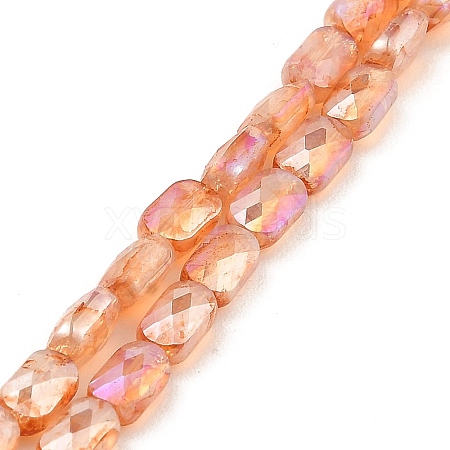 Imitation Jade Glass Beads Strands GLAA-P058-04A-04-1