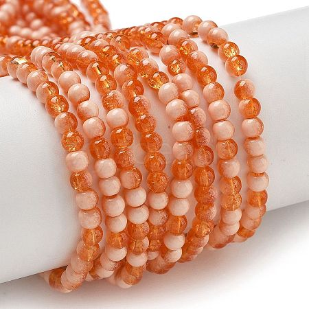 Crackle Glass Beads X1-GLAA-U001-4mm-10-1