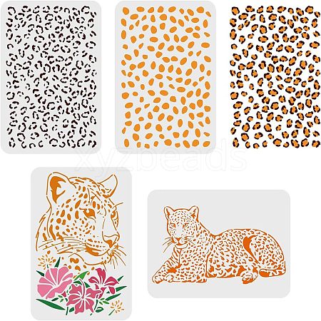PET Hollow out Drawing Painting Stencils Sets for Kids Teen Boys Girls DIY-WH0172-634-1