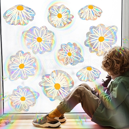 Daisy Rainbow Prism Electrostatic Window Stickers PW-WGD6411-01-1