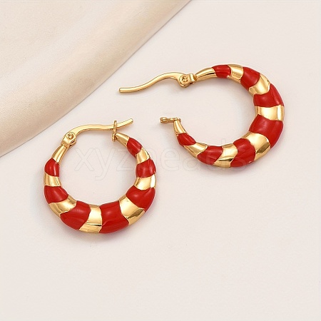 Stylish Enamel Earrings Set CV3783-3-1