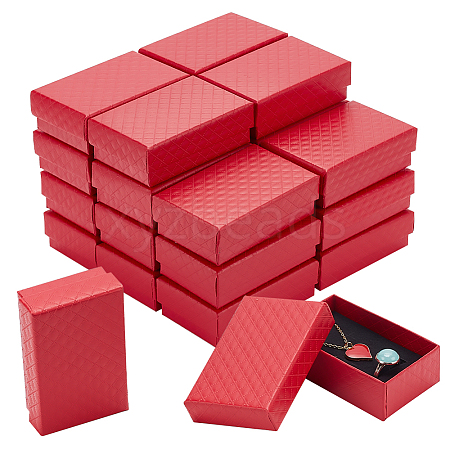 Rectangle Cardboard Gift Box CON-WH0087-97B-1
