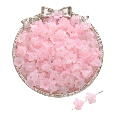 100Pcs Acrylic Bead Caps PW-WGC6A11-03-1