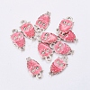 Alloy Enamel Pendants ENAM-C1406-1-1
