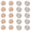 20Pcs 2 Colors Brass Beads RB-AR0001-07-1