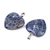 Natural Sodalite Pendants G-G956-B39-FF-5