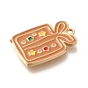 Christmas Theme Alloy Enamel Pendants ENAM-Q509-01KCG-05-2