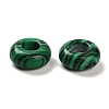 Synthetic Malachite European Beads G-R488-02K-2